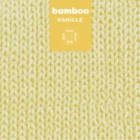 myBoshi Wolle Bamboo vanille - Packungsgrösse: 1 Stück - Länge: 125 m - Material: Wolle - Bambus - Detailfarbe: Vanille - Nadelstärke: 4 mm - Waschbar bei: 40 °C