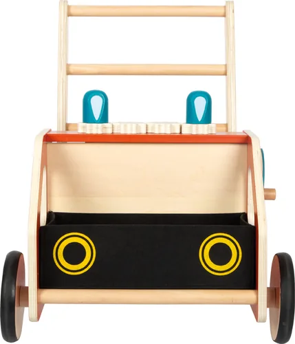 small foot Lauflernwagen Feuerwehr - Altersempfehlung ab: 12 Monaten - Detailfarbe: Rot - Material: Filz - Gummi - Holz - Metall - Nachhaltigkeit: Nicht angegeben - Produkttyp Lauflerner: Schiebewagen - Höhenverstellbar: Keine Angaben