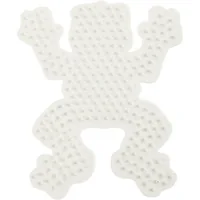 Creativ Company Bügelperlen Platten Nabbi Frosch Weiss - Produkttyp: Steckplatten Medium - Detailfarbe: Weiss - Bio: Ja - Set: Nein