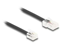 Delock Telefonkabel RJ45 Stecker zu RJ11 Stecker schwarz 2 m