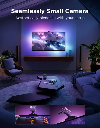 Govee R2A80 Three-camera TV Backlight 55-65inches | Taśma LED | podświetlenie dla TV 55-65 cali, RGBWWIC, Wi-Fi+Bluetooth