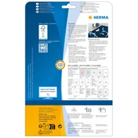 HERMA Jewellery labels A4 49x10 mm white paper matt opaque 1500 pcs.