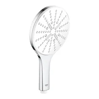 GROHE Handbrause Rainshower Smartactive 150 Moon White - Art: Handbrause - Anschluss: 1/2 - Farbe Siebplatte: Silber - Farbe: Moonlight White - Material: Edelstahl - Wassersparend: Nein