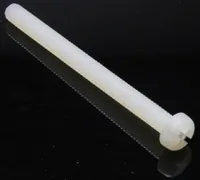 EP Flachkopfschrauben M5x25 mm Nylon - Schraubenkopf: Flachkopf - Schraubenkopfantrieb: Schlitz - Gewindetyp: M5 - Produkttyp: Schrauben