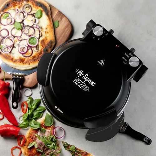 Domo DO9285PZ pizza maker/oven 1 pizza(s) 1200 W Black