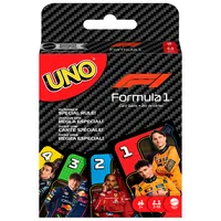 Mattel Spiele Kartenspiel Kartenspiel UNO Formel 1, 2-10 Spieler - Sprache: Deutsch - Französisch - Italienisch - Kategorie: Kartenspiel - Altersempfehlung ab: 7 Jahren - Spieldauer: 20 min - Min. Anzahl Spieler: 2 - Max. Anzahl Spieler: 10