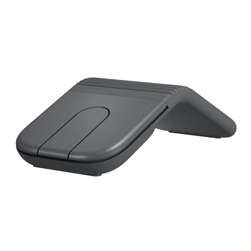 Logitech Maus Mobi Fold faltbar, Graphit - Maus-Typ: Mobile - Bedienungsseite: Universal - Maus Features: Faltbar - Programmierbare DPI-Einstellung - Programmierbare Tasten - Detailfarbe: Graphit - Schnittstelle: Bluetooth - Verbindungsart: Kabellos