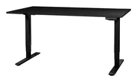 Contini Stehtisch 1.8 x 0.8 m, Schwarz - Tiefe: 80 cm - Breite: 180 cm - Material: Metall - Spanplatte - Höhe: 64.5 cm - 130 cm - Gewicht: 90 kg - Belastbarkeit: 100 kg