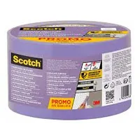 3M Malerabdeckband 36 mm x 41 m, Violett - Breite: 36 mm - Länge: 41 m - Verpackungseinheit: 1 Stück - Detailfarbe: Violett - Klebehaftung: Ablösbar - Art: Abdeckband