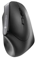 Cherry Ergonomische Maus MW 4500 - Maus-Typ: Ergonomisch - Maus Features: Batteriestandsanzeige - Scrollrad - Bedienungsseite: Rechtshänder - Detailfarbe: Schwarz - Verbindungsart: Kabellos - Schnittstelle: USB-A