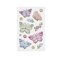 Creativ Company Glitzersticker 15 x 16.5 cm 1 Blatt - Motiv: Schmetterling