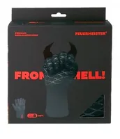 Feuermeister Grillhandschuh Premium BBQ Schwarz, Grösse 8 - Grösse: 8 - Detailfarbe: Schwarz - Material: Aramidfasern - Polyester - Baumwolle - Anwendungsbereich: Grill