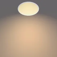 Philips Deckenleuchte Cavanal, 12 W, 2700 K, Weiss - Leuchten Kategorie: Deckenleuchte - Betriebsart: Netzbetrieb - Lampensockel: LED fest verbaut - Farbtemperatur Kelvin: 2700 K - Dimmbar: dimmbar - Farbwiedergabeindex CRI: 80