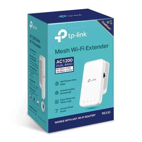 TP-LINK AC1200 Wi-Fi Range Extender RE330