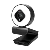 Logilink Webcam FHD 76 Dual-Mikro Autof. Ringlicht Stativ