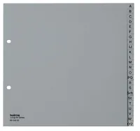KOLMA Register LongLife A4 1/2 H. 69.249.03 grau A-Z 24-teilig