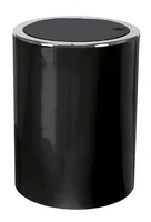Kleine Wolke 5829926858 trash can 5 L Round Plastic Black