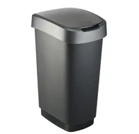 Rotho Twist 50 L Rectangular Polypropylene (PP) Black