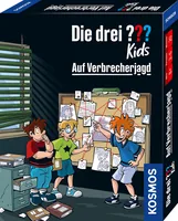 Kosmos Kinderspiel Die drei ??? Kids – Auf Verbrecherjagd - Sprache: Deutsch - Kategorie: Kartenspiel - Altersempfehlung ab: 8 Jahren - Spieldauer: 15 min - Min. Anzahl Spieler: 2 - Max. Anzahl Spieler: 6