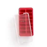 Lékué Eiswürfelform Rot - Produkttyp: Eiswürfelbox - Eiswürfelform - Eiswürfelform: Eckig - Materialtyp: Kunststoff - Material: Kunststoff - Detailfarbe: Rot - Anzahl Eiswürfel: 14