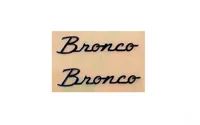 RC4WD Emblem Body Decals TRX-4 21 Bronco, Schwarz - Aufklebertyp: Emblem