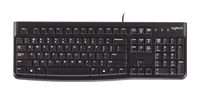 Keyboard K120 for Business black - UK-Layout USB / virtually silent low profile keys / spill-resistant design