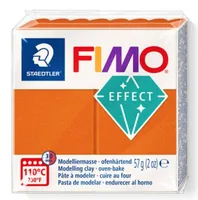 Fimo Modelliermasse Fimo effect 57g Orange metallic - Packungsgrösse: 57 g - Trocknung: Ofenhärtend - Modelliermasse Art: Modelliermasse - Set: Nein - Anwender: Hobbyanwender - Kinder - Künstler - Detailfarbe: Orange