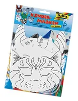 FOLIA Kindermasken 23209 6 Formen ass.