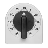 TFA Dostmann Küchentimer FE-TFA Weiss - Materialtyp: Kunststoff - Funktionen: Alarm - Countdowntimer - Material: Kunststoff - Detailfarbe: Schwarz - Displaytyp: Kein Display