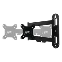 Arctic Cooling Wandhalter W1C bis 18 kg – Schwarz - Eigenschaften: Drehbar - Ausziehbar - Maximale Bildschirmgrösse: 49  - Detailfarbe: Schwarz - Maximale Tragkraft: 18 kg - Anzahl Bildschirme: 1