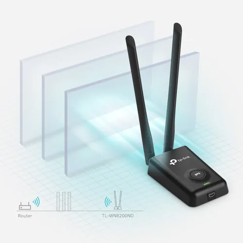 TP-Link TL-WN8200ND carte et adaptateur réseau WLAN 300 Mbit/s