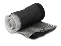 EMV Abschirmgeflechtschlauch mit Klettverschluss hitzebeständig 1 m x 25 mm schwarz