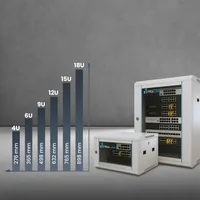 Extralink EX.8567 rack 6U Da parete Grigio