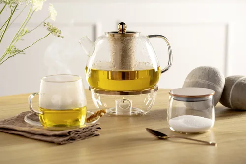 Leonardo Teekanne Tè per te 1.5 l, Transparent - Material: Borosilikatglas - Detailfarbe: Transparent - Filtertyp: Filter - Fassungsvermögen: 1.5 l - Kompatible Kochfelder: Manuell - nicht für Kochfelder