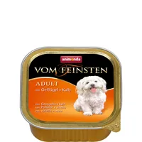 animonda Nassfutter vom Feinsten Geflügel & Kalb, 150 g - Tierbedürfnis: Kein besonderes Bedürfnis - Geschmacksrichtung: Kalb - Geflügel - Zertifikate: Keine Zertifizierung - Fleischsorte: Kalb - Geflügel - Packungsgrösse: 150 g - Futtereigenschaft: Getre