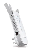 TP-Link WLAN-Repeater RE450 - RJ-45 Anschlüsse: 1 - RJ-45 Geschwindigkeit: 10/100/1000 Mbit/s - WLAN Standard: IEEE 802.11n (Wi-Fi 4) - IEEE 802.11b (Wi-Fi 2) - IEEE 802.11g (Wi-Fi 3) - IEEE 802.11ac (Wi-Fi 5) - Frequenzband: 2.4 GHz - 5 GHz - WLAN Geschw