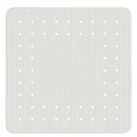 Wenko Duschwanneneinlage Mirasol Weiss - Breite: 54 cm - Länge: 54 cm - Detailfarbe: Weiss - Detailmaterial: Kautschuk - Grundmaterial: Kunststoff