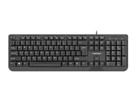 NATEC TROUT keyboard Office USB QWERTY US International Black