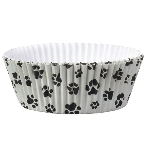 Demmler Muffin Backform Pfötchen 60 Stück - Materialtyp: Papier - Material: Papier - Zertifikate: FSC - Motiv: Tiere - Muster & Ornament - Backform Typ: Muffin-Backform - Eigenschaften: Keine Eigenschaft