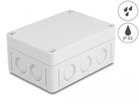 DeLOCK Installation housing with cable entries 130 x 93 x 57 mm grey