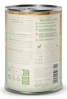Wildes Land Nassfutter Puppy Lamm & Kürbis & Reis 400 g - Tierbedürfnis: Kein besonderes Bedürfnis - Nachhaltigkeit: Nicht angegeben - Lebensphase: Junghunde - Produkttyp: Alleinfutter - Packungsgrösse: 400 g - Fleischsorte: Lamm