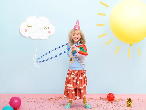 PartyDeco Pinata - Cloud, 50x32x9cm