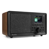 Audizio DAB+ Radio Padova Braun/Schwarz - Radio Tuner: FM - DAB+ - Stromversorgung: Netzbetrieb - Detailfarbe: Braun - Schwarz - Ausstattung: Sleep-Timer - Display - Weckfunktion - Fernbedienung - Senderspeicher - Typ: Tischradio