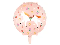 Partydeco Folienballon Pferd Rosa - Packungsgrösse: 1 Stück - Grösse: 35 cm - Motiv: Pferde - Produkttyp: Folienballon - Material: Folie - Detailfarbe: Mehrfarbig