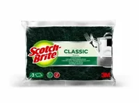 Scotch-Brite Geschirrschwamm Classic extra stark, 3 Stück - Materialtyp: Kunststoff - Material: Kunststoff - Eigenschaften: Keine Eigenschaft - Zertifikate: Keine Zertifizierung - Fleckenradierer: Nein - Geeignete Oberflächen: Kunststoff - Keramik - Porze