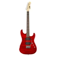 MAX Music GigKitQDR Electric guitar Classical 6 strings Red