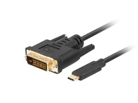 LANBERG USB-CM->DVI-D241M Kabel 3,0m schwarz