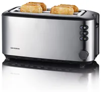 Severin AT 2509 tostapane 4 fetta/e 1400 W Acciaio inox