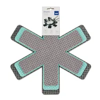 Kela Pfannenschutz Amparo 3 Stück, Grau/Mint - Material: Filz - Detailfarbe: Mint - Grau - Durchmesser: 39 cm - 31 cm - 35 cm - Verpackungseinheit: 3 Stück