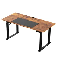 Ultradesk Gaming Tisch Uplift Braun/Schwarz - Beleuchtung: Nein - Höhenverstellbar: Ja - Detailfarbe: Braun - Schwarz - Material: Stahl